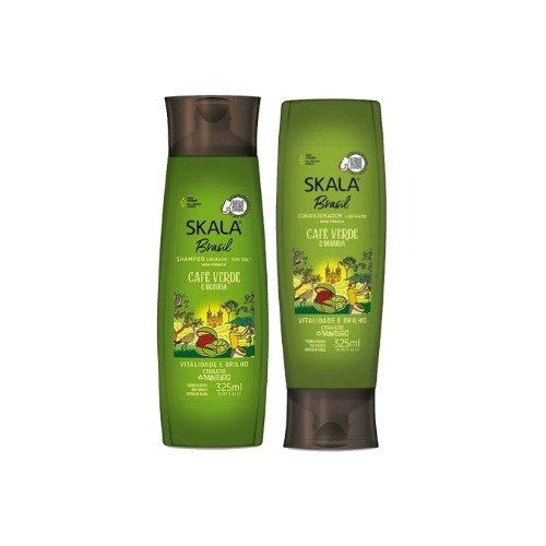  Scala Brazilian Green Coffee Shampoo and Conditioner Set - 325 ml 