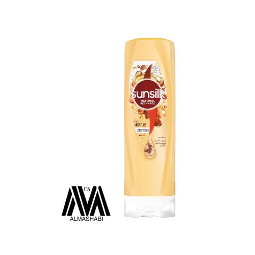  Sunsilk conditioner with argan oil to moisturize curly hair - 350 ml 