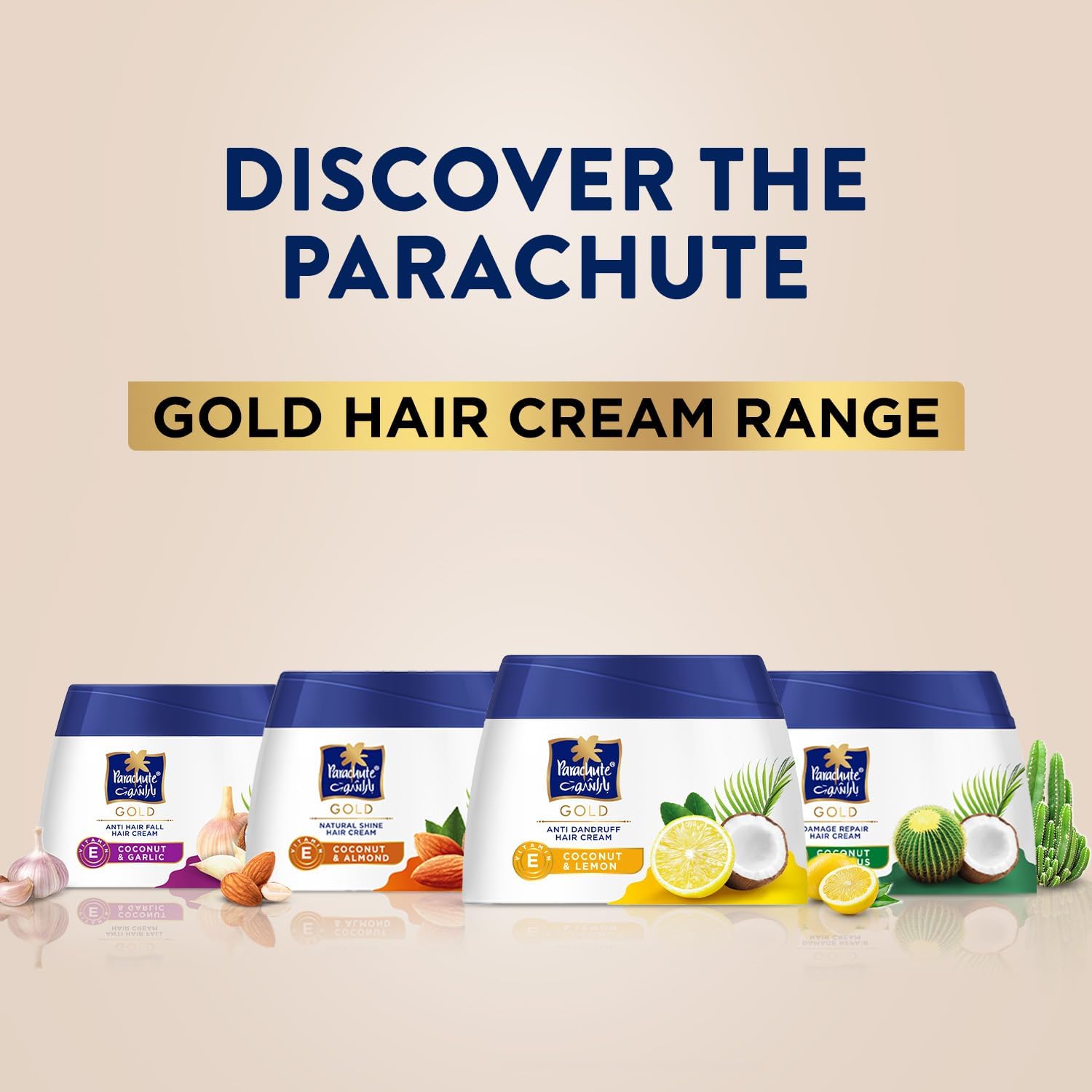  Parachute Gold Damage Repair Styling Cream with Coconut and Aloe Vera 140ml 