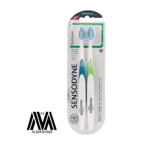  Sensodyne MultiCare 1+1 Sensitive Toothbrush Multicolour, Manual, Adult 2 