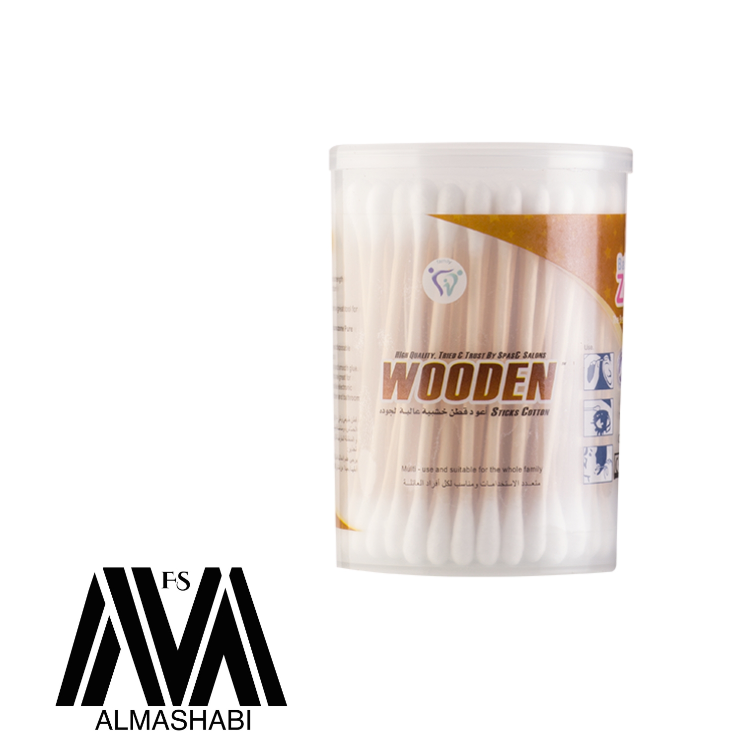  Cotton buds, 100 wooden sticks, from Baby Zone 