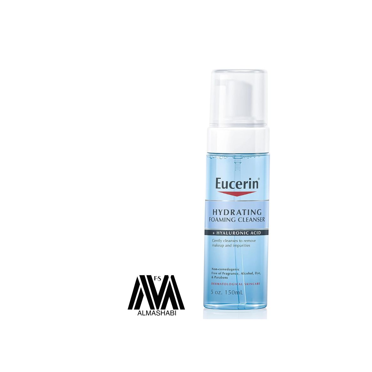 Eucerin, Hydrating Foaming Cleanser + Hyaluronic Acid, 5 oz (150 ml) 