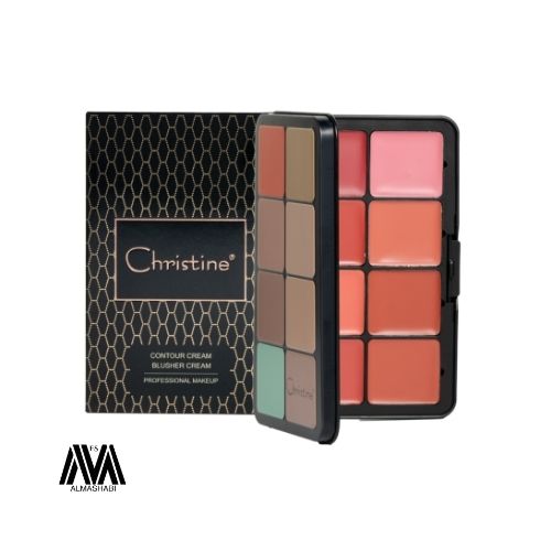  Christine 16 Color Cream Contour & Blush Palette Set CH-C2316 