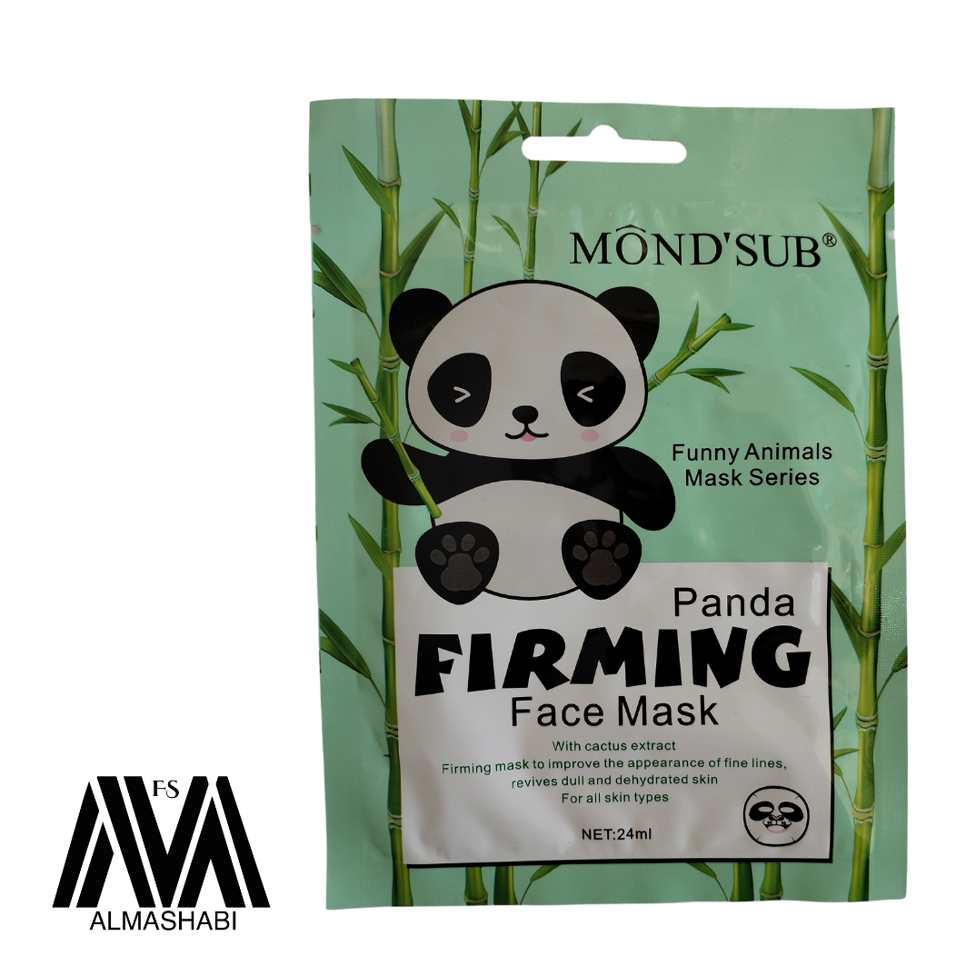  mondsup panda firming face mask with aloe vera 