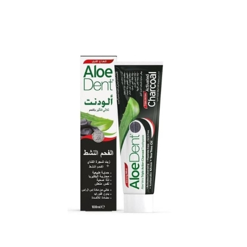  AloeDent Natural Activated Charcoal Toothpaste - 100ml 