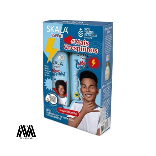  Scala More Crimpis Expert Curly Hair Shampoo and Conditioner Set for Kids - 325 ml 
