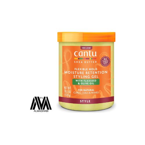  Cantu Shea Butter Moisture Locking Styling Gel with Flax Seed and Olive Oil 524 ml 