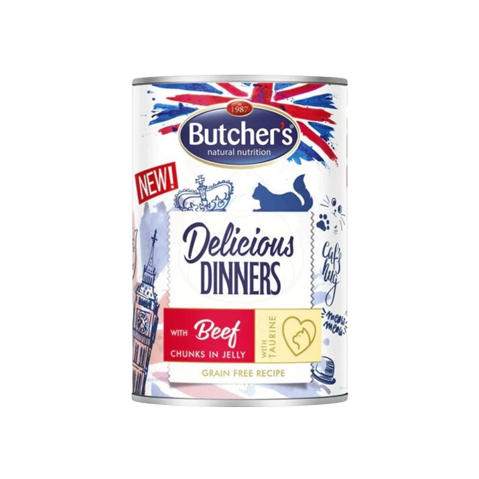 معلب قطع اللحم البقري 400g من شركة Butcher's