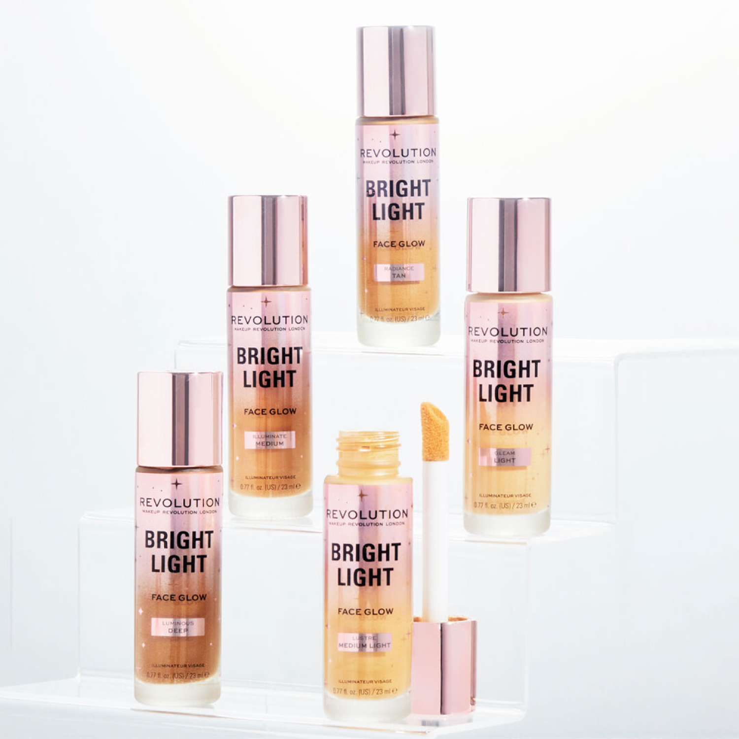  ريفلوشن إضاءة هايلايتر برايت لايت فيس قلو:Radiance Tan 