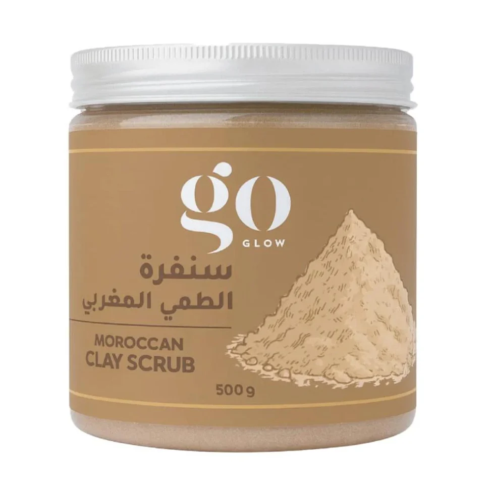  جو جلو صنفرة الوجه والجسم الطمي المغربي - 500 جرام 