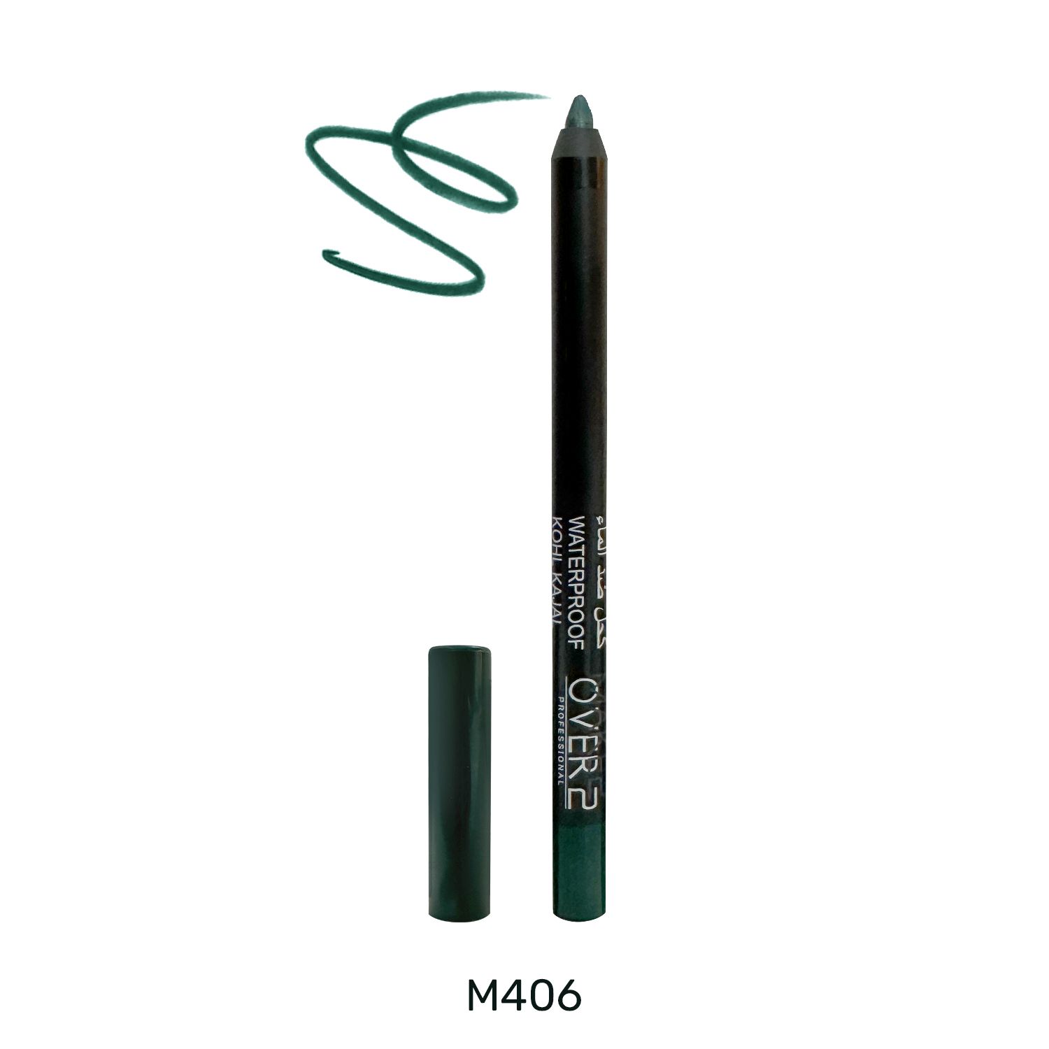  قلم كحل عين أخضر غامق من ميك اوفر22 - M406 