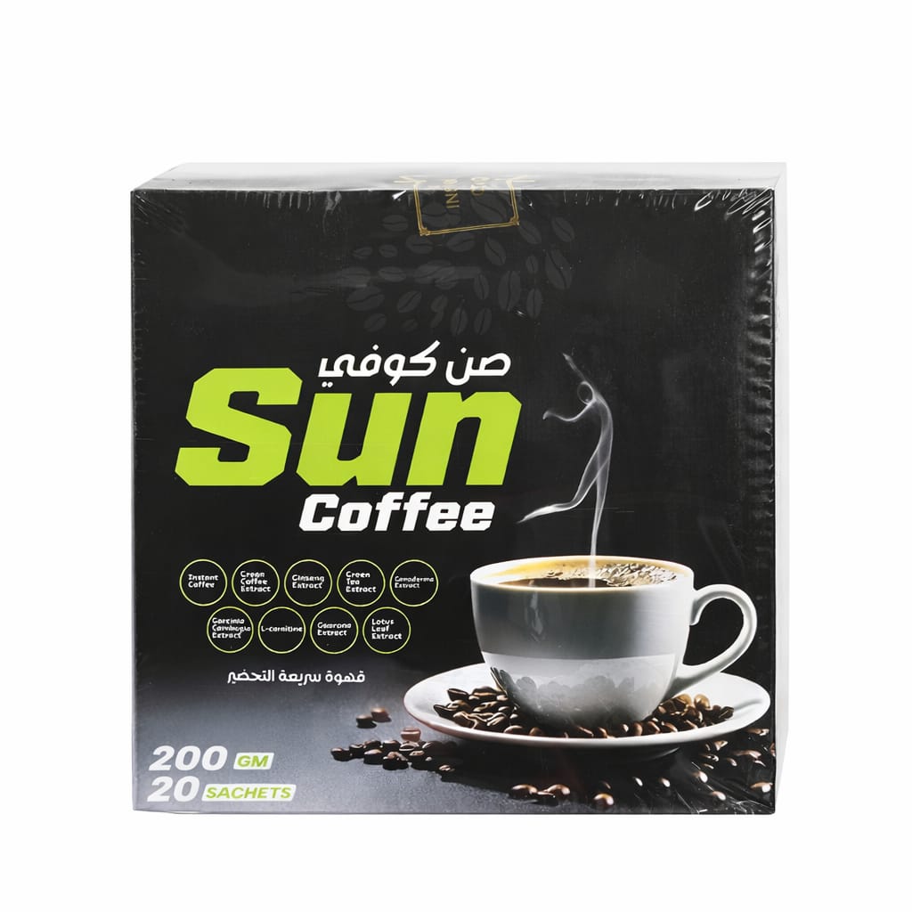 قهوة صن كوفي بالأعشاب للتخسيس - عبوة 200 جم 