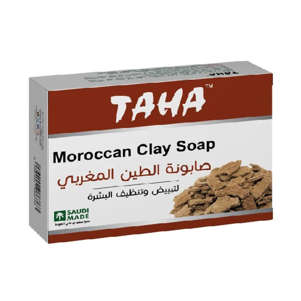  صابون قالب الطين المغربي من طاها - 125جرام 