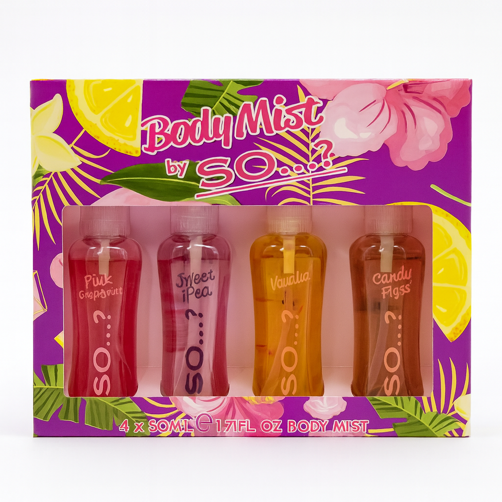  مجموعة معطر جسم بخاخ من سو 4 × 50 مل 