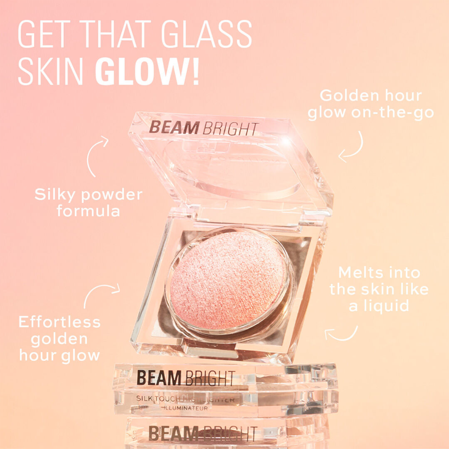  ريفلوشن اضاءة هايلايتر بودرة بيم برايت: Diamond Glow 