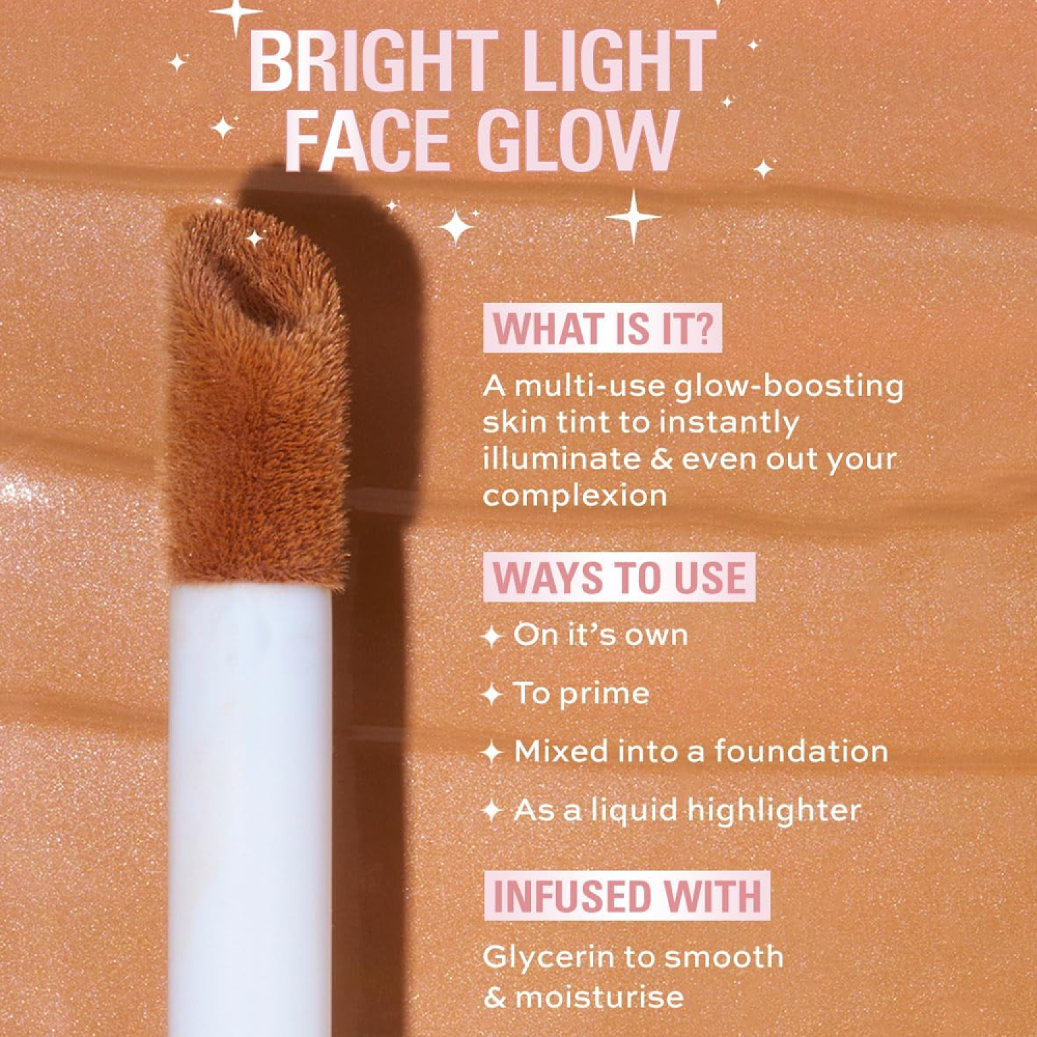  ريفلوشن إضاءة هايلايتر برايت لايت فيس قلو-Medium Light 