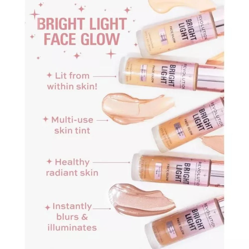  كريم أساس برايت لايت للوجه فيس جلو من ميك أب ريفلوشن-LUMINOUS DEEP 