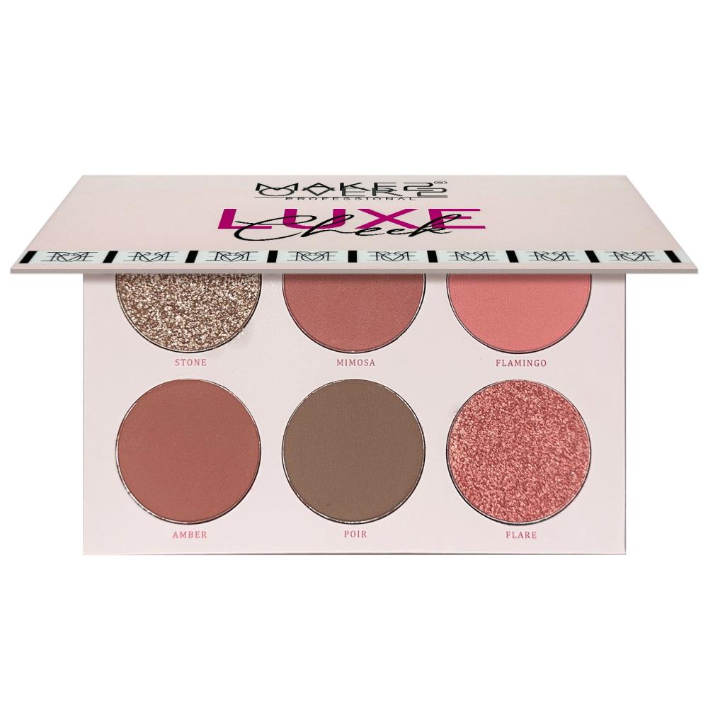  مجموعة احمر الخدود لوكس تشيك 6 ألوان من ميك اوفر 22 - M3204 