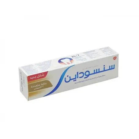  معجون عناية متعددة + تبييض الأسنان من سنسوداين - 100مل 