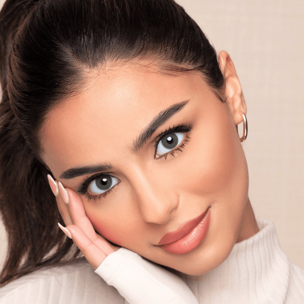  أفل عدسات زينة ملونة يومية - ايميرالد 