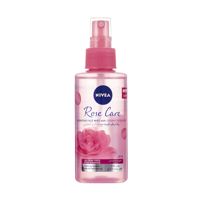  بخاخ روز كير مرطب للوجه مع ماء الورد العضوي من نيفيا -150مل 