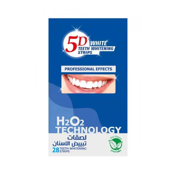  5D وايت لصقات تبييض الأسنان 28 لصقة 