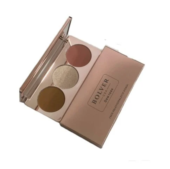  بولفر  باليت اضاءة ثلاثية DEW ROSE- 01 