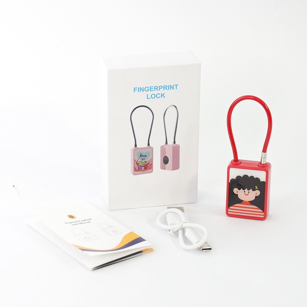 Smart Fingerprint Padlock – Security for Bags, Lockers, Gyms