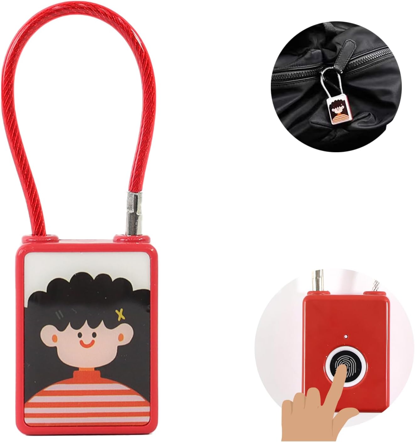 Smart Fingerprint Padlock – Security for Bags, Lockers, Gyms
