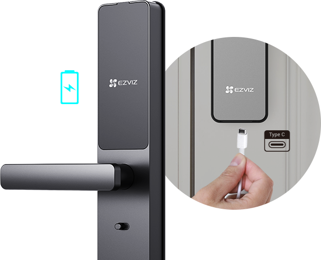 EZVIZ DL05 Smart Door Lock with Fingerprint & Advanced Security