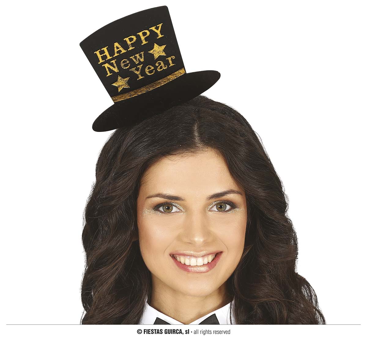 Gold "Happy New Year" Headband