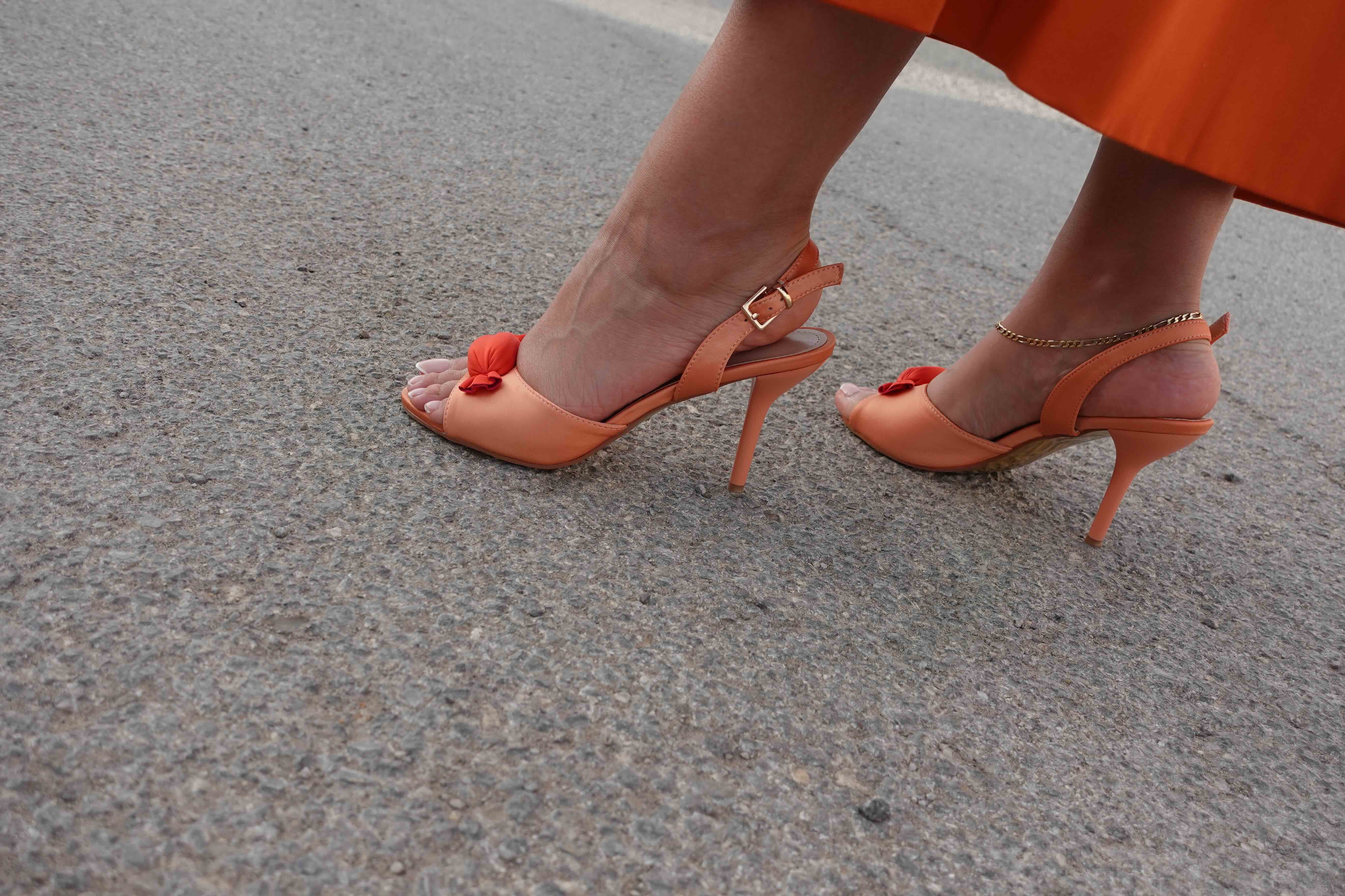 Luna Sandal Orange