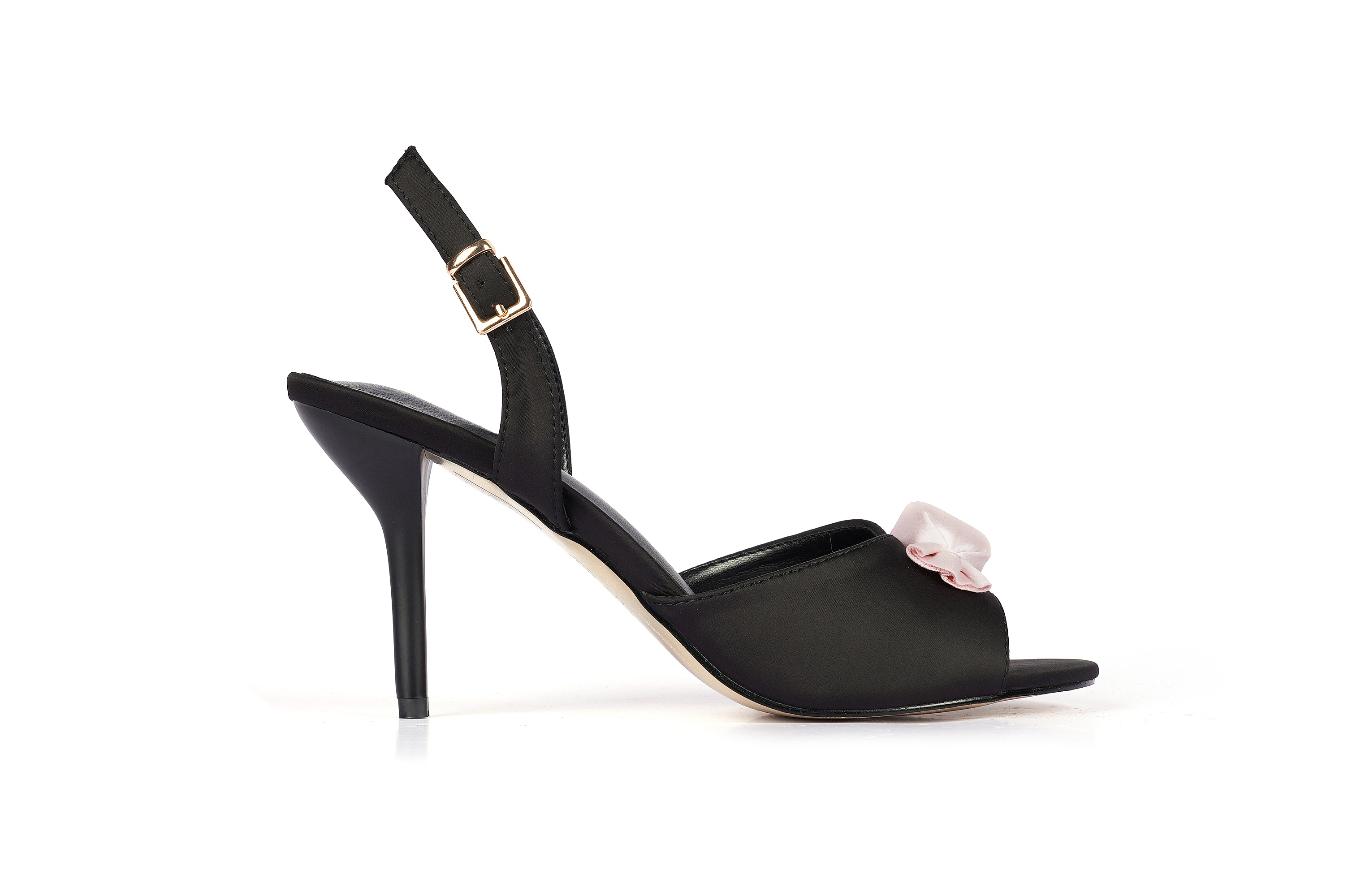 Luna Sandal Black and Pink
