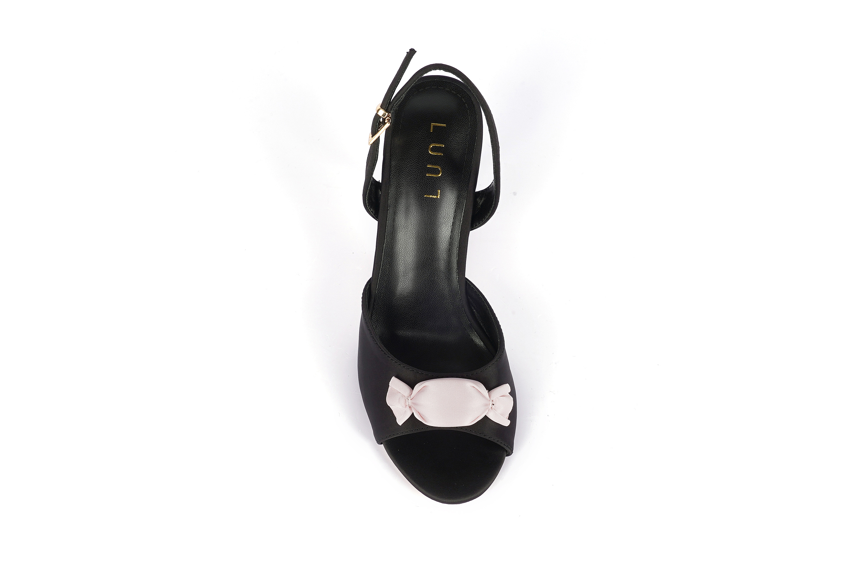 Luna Sandal Black and Pink