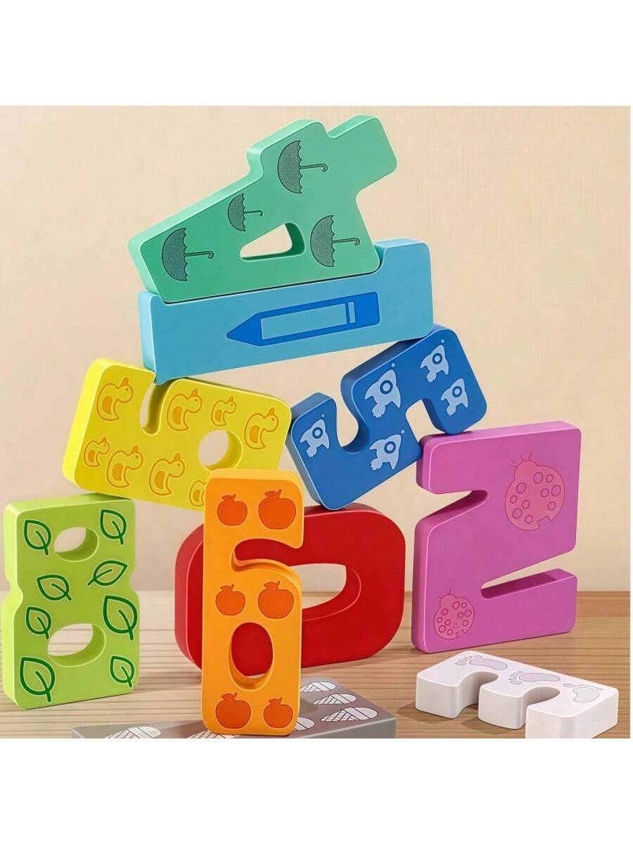 لعبة تركيب خشبية
