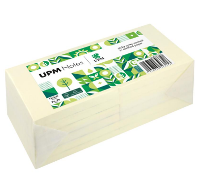  ورق ملاحظات أصفر