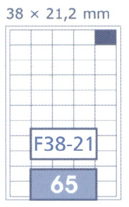 ملصقات متعددة الأغراض 38*21.2 ملم