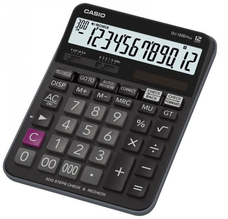 آلة حاسبة مكتبية 12 خانة DJ-120D Plus