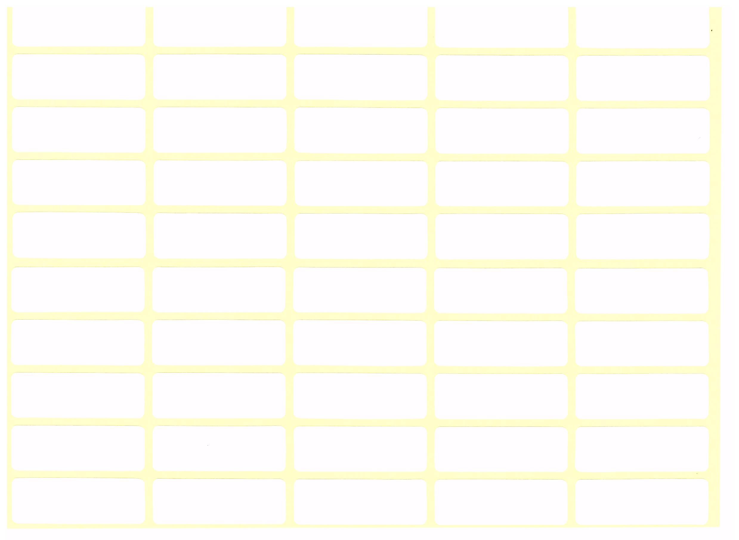 مودرن - ورق تسعير لاصق 13*38ملم - 500 ملصق