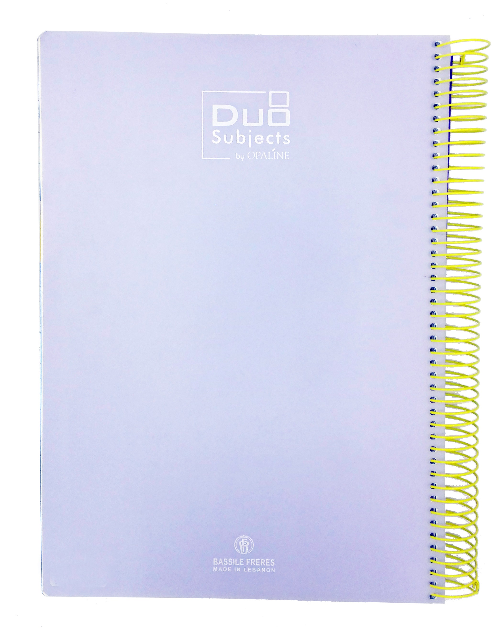  دفتر  8 مواضيع  اوبالين  سلك 192 ورقة مربع + مسطر