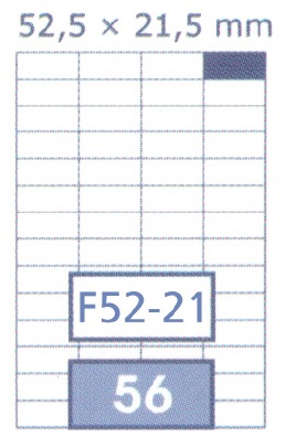 ملصقات متعددة الأغراض 52.5*21.5 ملم