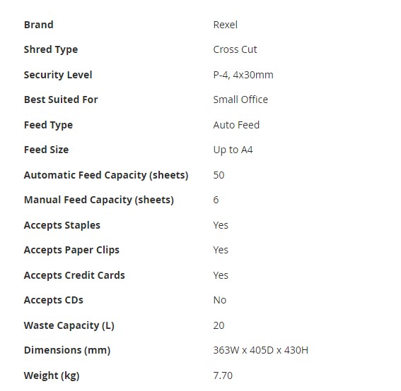 فرامة ورق AUTOFD+50X SA