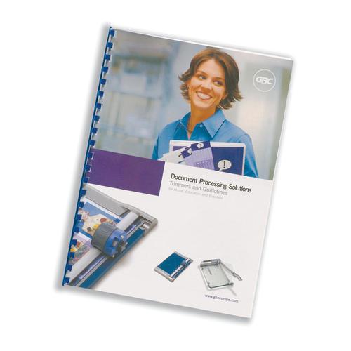 غلاف تجليد حلزوني أبيض مقاس A4