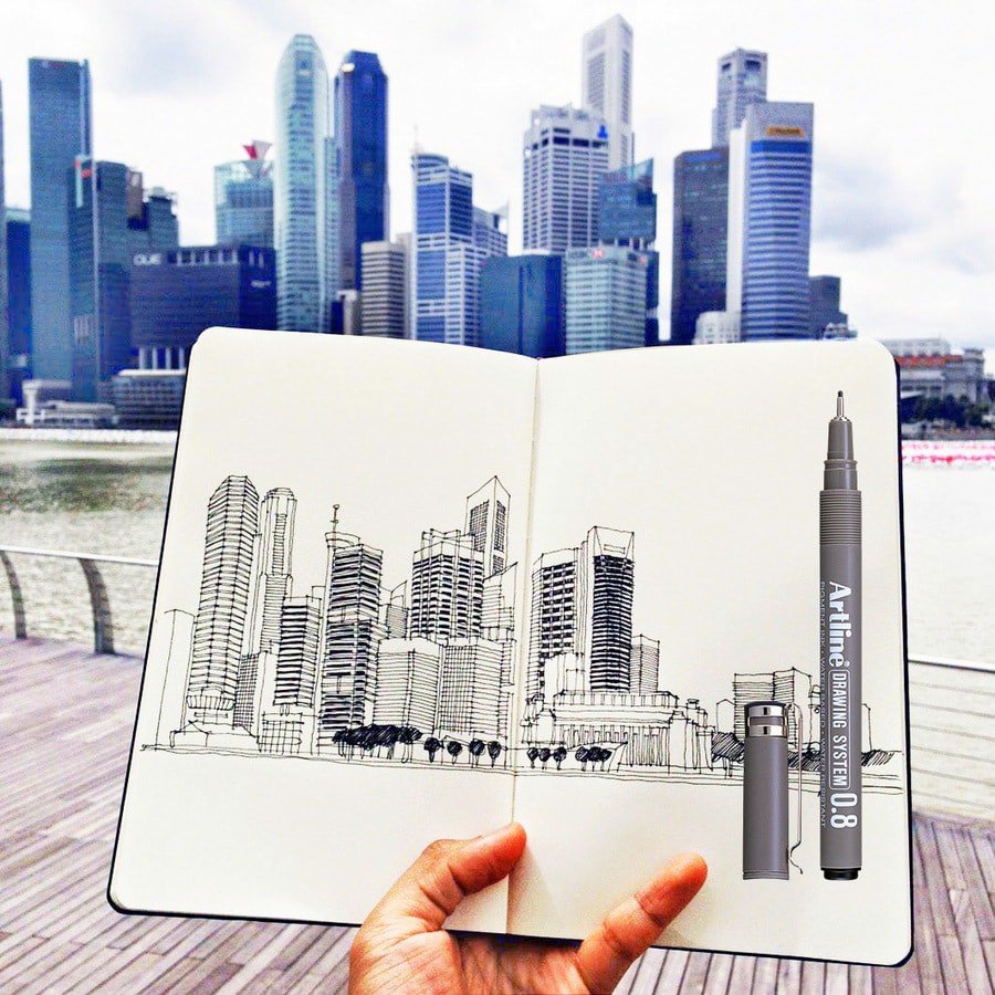 قلم رسم هندسي 0.2 ملم