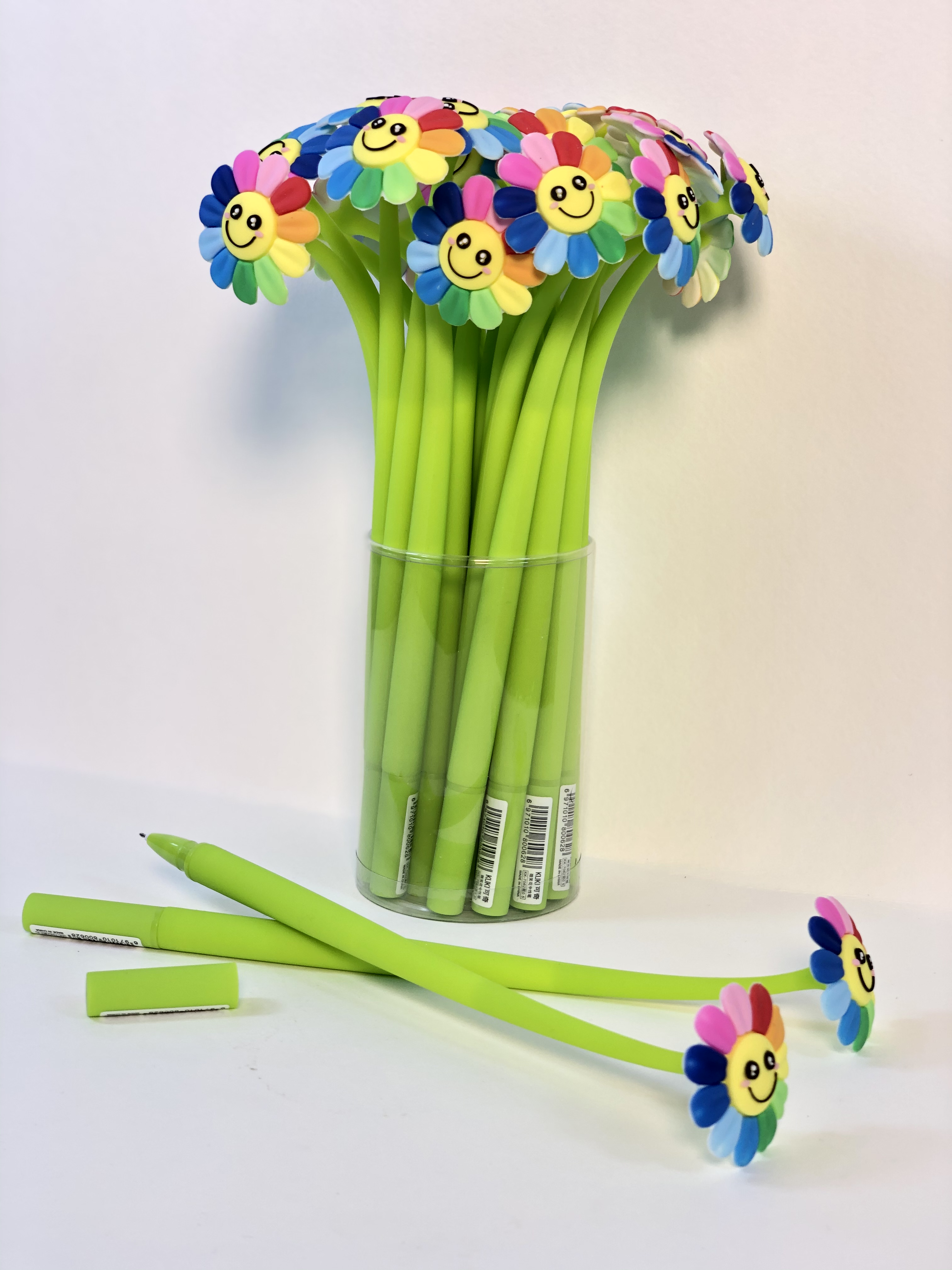 Smiley flower pen