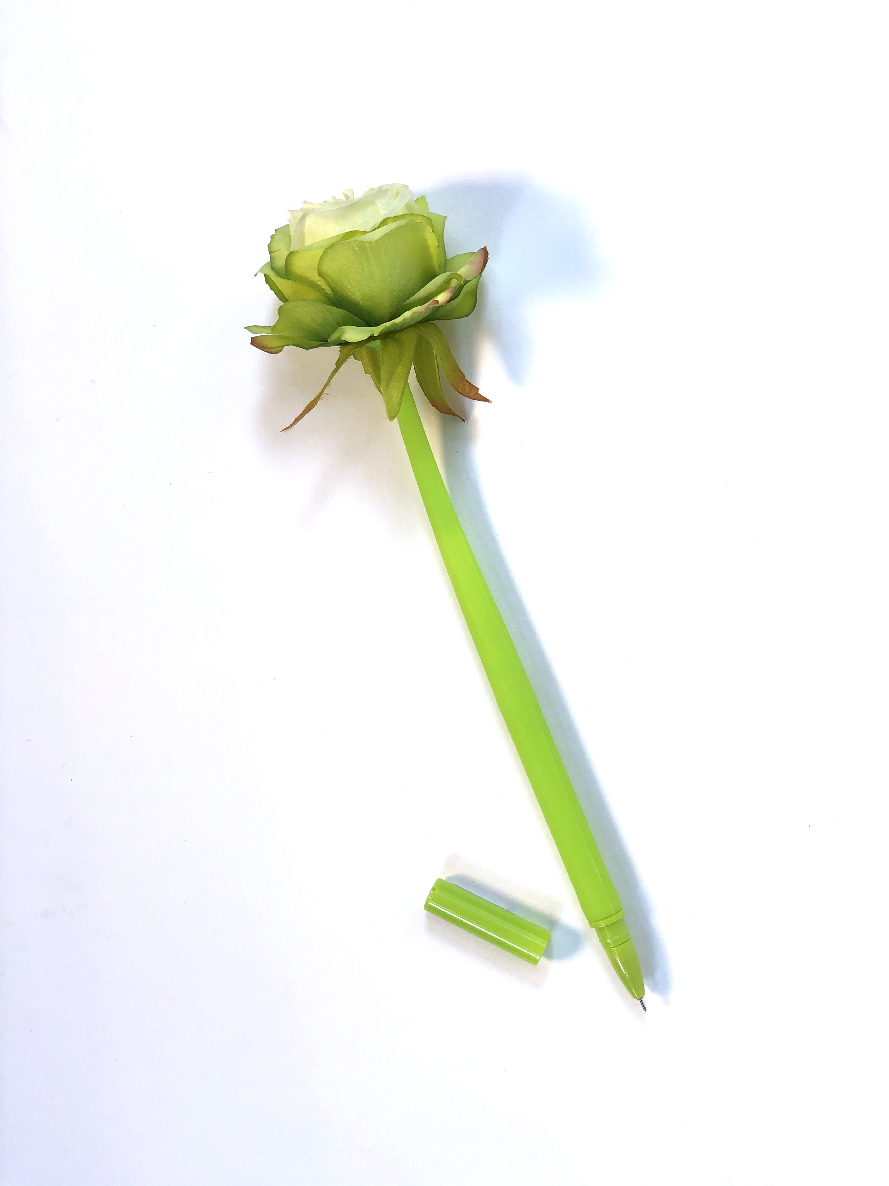 Green flower pen