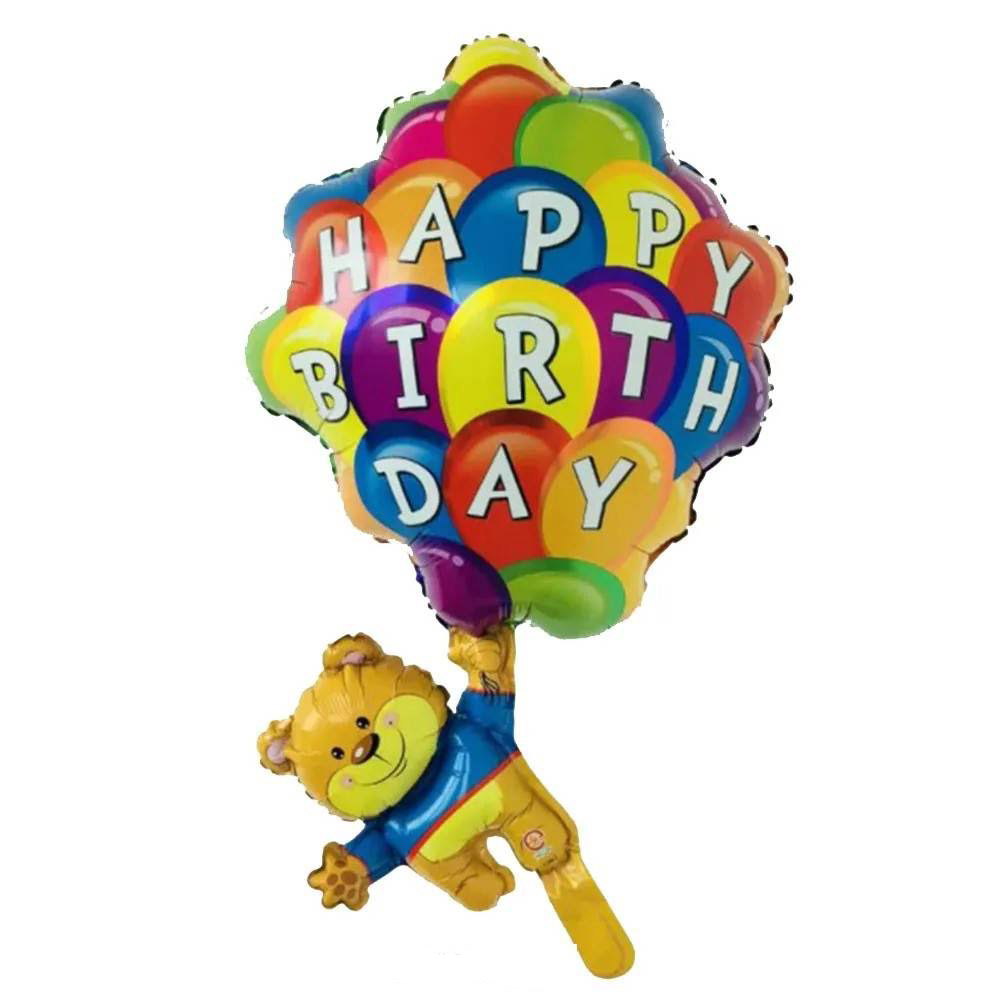 Flying Bear Birthday Balloon