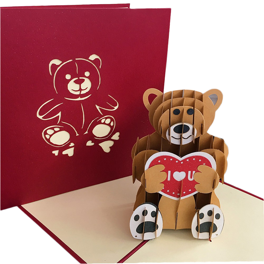 TEDDY BEAR GREETING CARD