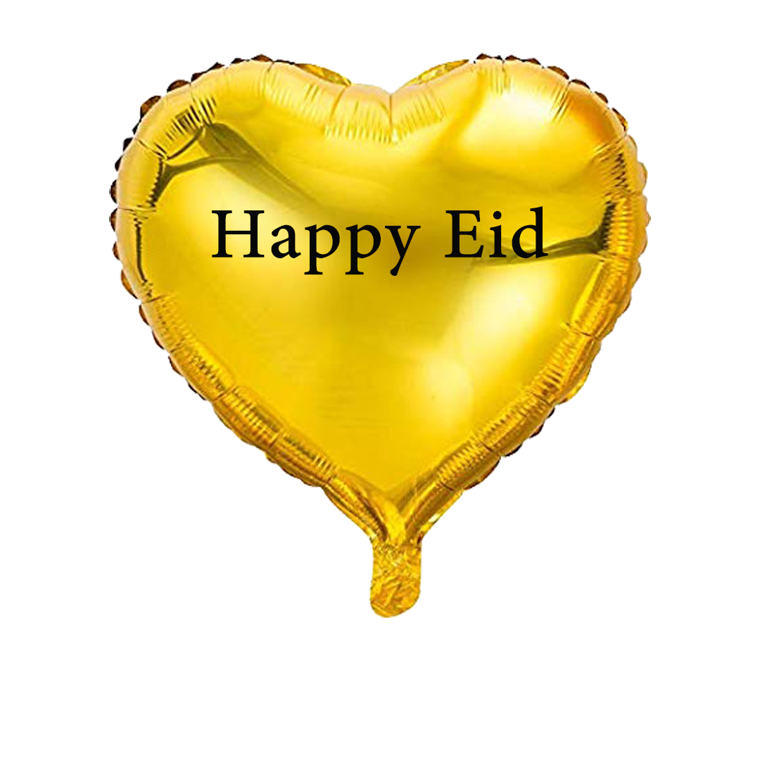 Happy Eid Heart Balloon 