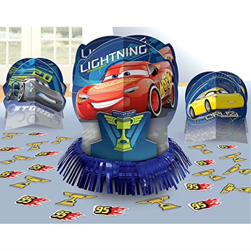  CARS TABLE DECORATION 3 PCS 